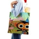 thumbnail image 4 of Super Simple Songs Bolso de tela con estampado de lienzo para mujer, bolsa de compras reutilizable y estética, con cremallera interior, regalo para mujer,40*45cm., 4 of 6