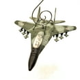 thumbnail image 2 of Mikoyan MiG-29 Fulcrum Jet Aircraft Airplane Christmas Ornament Green Guns, 2 of 3