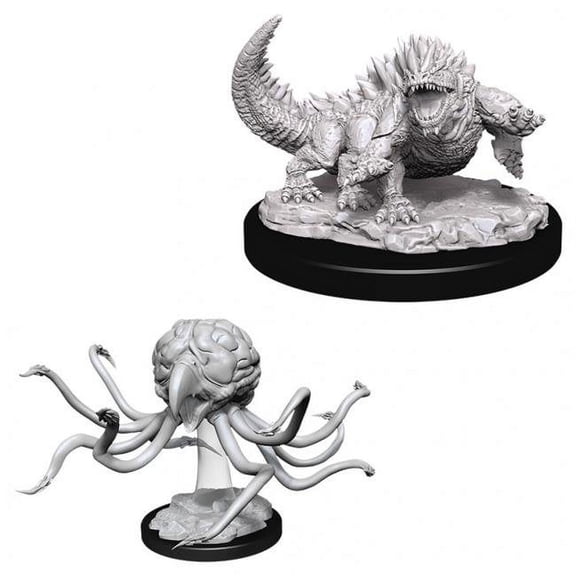 Dungeons & Dragons Nolzurs Marvelous Unpainted Grell & Basilisk W11 Miniature