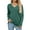 GREEN, variant on Joyutrip Women V Neck Long Sleeves Solid Color Ruched Tunic Top