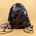 thumbnail image 2 of Camouflage Drawstring Backpack Hiking Cinch Bag for Outdoor Camping Military Training and Students Camo Sport Sack Pack for Gym and Field Work Lightweight Travel Daypack Camouflage, 2 of 6