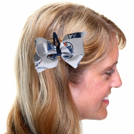 Edmonton Oilers Women's Team Logo Hair Bow - No Size