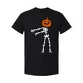thumbnail image 3 of Pointing Pumpkin Skeleton Halloween T-Shirt, Funny Skeleton with Pumpkin Head Tee, Spooky Season Meme Shirt for Men, Halloween Gift, 3 of 7