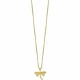 thumbnail image 3 of 10K Yellow Gold Tri-Color Black Hills Dragonfly Necklace (18 X 18.39) Made In United States 10bh713-18, 3 of 6