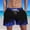 Blue, variant on Royisotas with Pockets Beach Shorts for Men Drawstring Quick Dry Hawaiian Summer Big and Tall Elastic Waist Mens Swim Trunks
