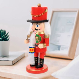 30cm Musical Animated Wooden Nutcrackers Soldiers Christmas Ornament Any One