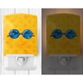 thumbnail image 2 of Carolines Treasures Sunglasses Yellow Polkadot Ceramic Night Light Yellow 6x4x3 multicolor, 2 of 2