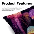 thumbnail image 2 of Jellyfish Luxurious Velvet Throw Pillow Inserts with Unique Patterns - Set of 2 (16x16, 18x18, 20x20 Inches) for Bed, Chair Pillow Covers for Any Occasion, 2 of 6