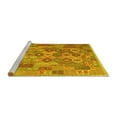 thumbnail image 2 of Ahgly Company Machine Washable Indoor Square Southwestern Yellow Country Area Rugs, 8' Square, 2 of 4