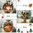 thumbnail image 3 of Corona de Navidad de Ratán NQ 29 cm colgante de árbol de Navidad decoración colgante de Navidad, 3 of 5