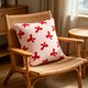 thumbnail image 4 of Throw Pillow Fleece Boucle Cushion Cover Living Room Sofa Bedroom Waist Support Bow Knotted Decorative Sham, 4 of 6