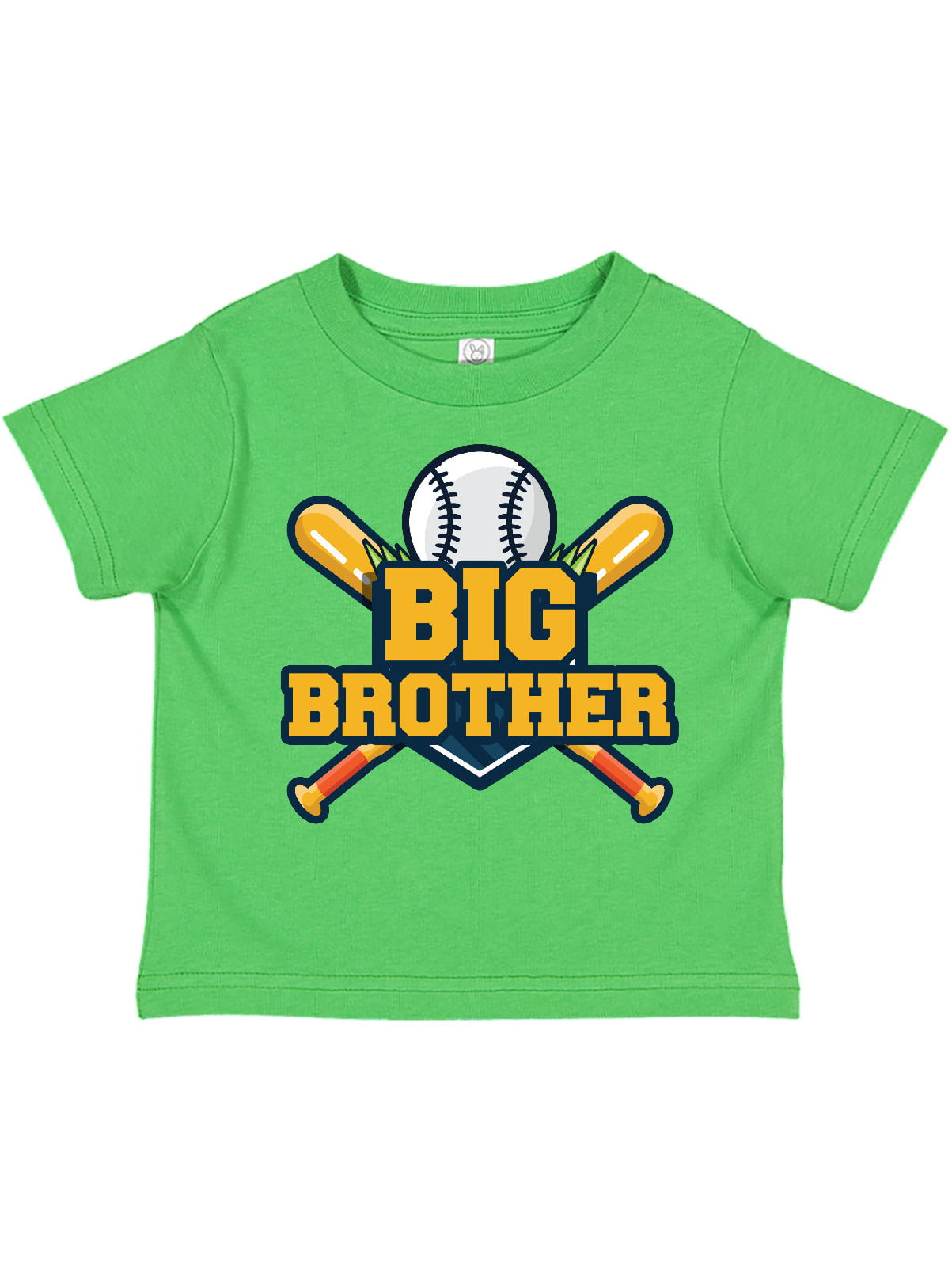 Tstars Big Brother Gift for Tractor Loving Boy 3/4 Sleeve Baseball Jersey Toddler Shirt 