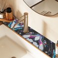 thumbnail image 2 of Yayeee Faucet Mat for Kitchen Sink 14.7" Diatomite Long Splash Guard Pad, Black, 2 of 7