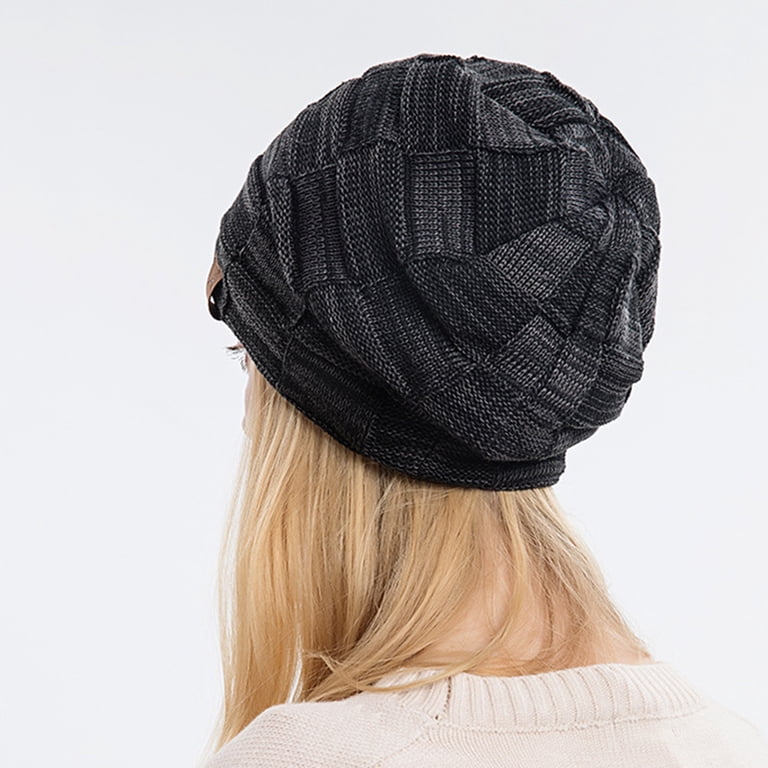 qolati Slouchy Beanie for Women Men Cable Knit Winter Hats  display picture 2