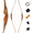 25lb, variant on Deerseeker Archery 64" Traditional Longbow Reflex Deflex One-Piece Long Bow with Laminated Bamboo & Clear Fiberglass Limbs(Woodgrain Color, LH35lb)