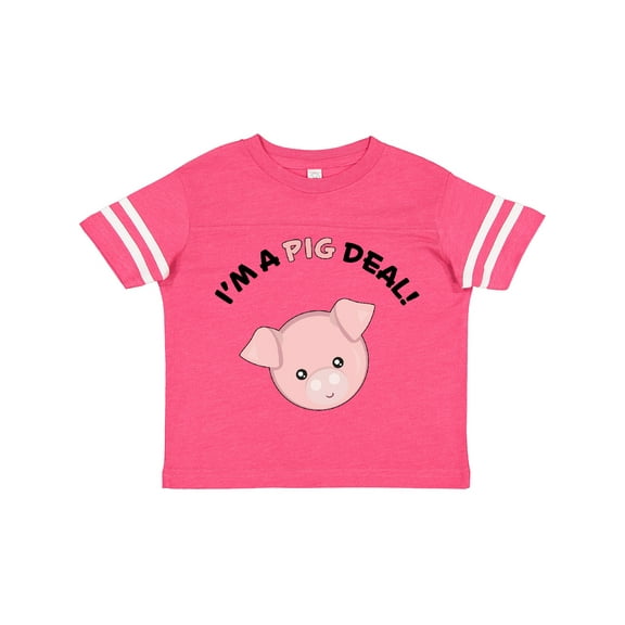 Inktastic I'm a Pig Deal Cute Pig Pun Boys or Girls Toddler T-Shirt
