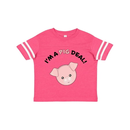 

Inktastic I m a Pig Deal Cute Pig Pun Gift Toddler Boy or Toddler Girl T-Shirt