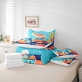 thumbnail image 4 of YST Kids Sea Turtle 7-Piece Comforter Set, Ocean Theme, Queen Size, 4 of 4