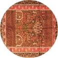 thumbnail image 1 of Ahgly Company Indoor Round Persian Orange Traditional Area Rugs, 6' Round, 1 of 1