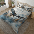 thumbnail image 2 of Lotusprinthandmade Patriotic America Flag Eagle Bedding Set (Made in Vietnam) (104x88), America Flag And Eagle Bedspread, Majestic Eagle And Flag Bedding Set, 2 of 5