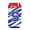 Blue And White, variant on Letter S Initial Tiger Stripe Blue and Orange Can or Bottle Hugger