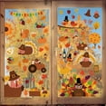 thumbnail image 2 of 9 Sheets Fall Window Clings, 106Pcs Thanksgiving Window Clings Fall Window Clings for Glass Windows Fall Window Decor for Offices Autumn Leaves Turkey Window Clings Home School Office, 2 of 5