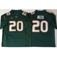 thumbnail image 1 of Mens Miami Hurricanes Green #20 Reed College Football Jersey, 1 of 1
