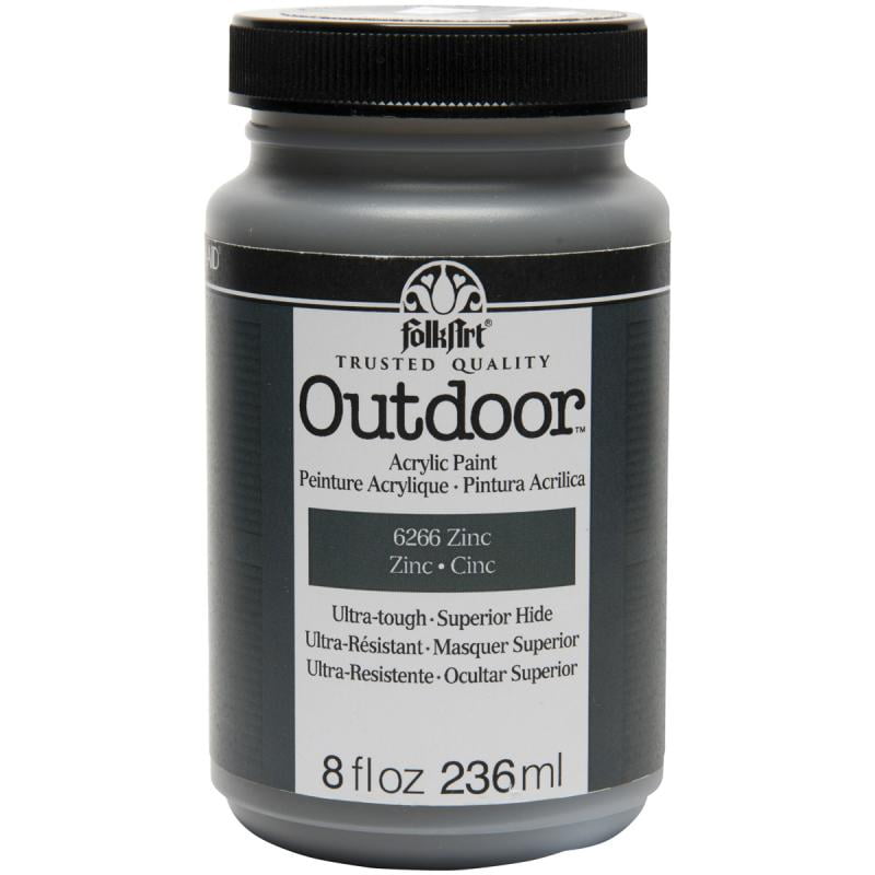 Folkart Outdoor Paint 8ozzinc
