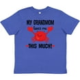 thumbnail image 3 of Inktastic Grandmom Loves Me Grandchild Gift Youth T-Shirt, 3 of 5