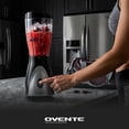 thumbnail image 7 of OVENTE Portable Personal Blender for Shakes, Smoothies or Frozen Drinks with 13.5 Oz BPA Free Travel Cup and Lid, Durable Stainless Steel Blades for Powerful Blending Performance, Black BLH1001B, 7 of 7