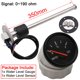 thumbnail image 1 of Hd 52mm Water Level Gauge + Water Level Sensor 100mm 125mm 150mm 225mm 0-190 Ohm Sensors Fuel Sender Unit For Car Boat 12v/24v, 1 of 1