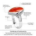 thumbnail image 6 of Natural Sponge Coral Women Jewelry 925 Sterling Silver Ring, 6 of 10