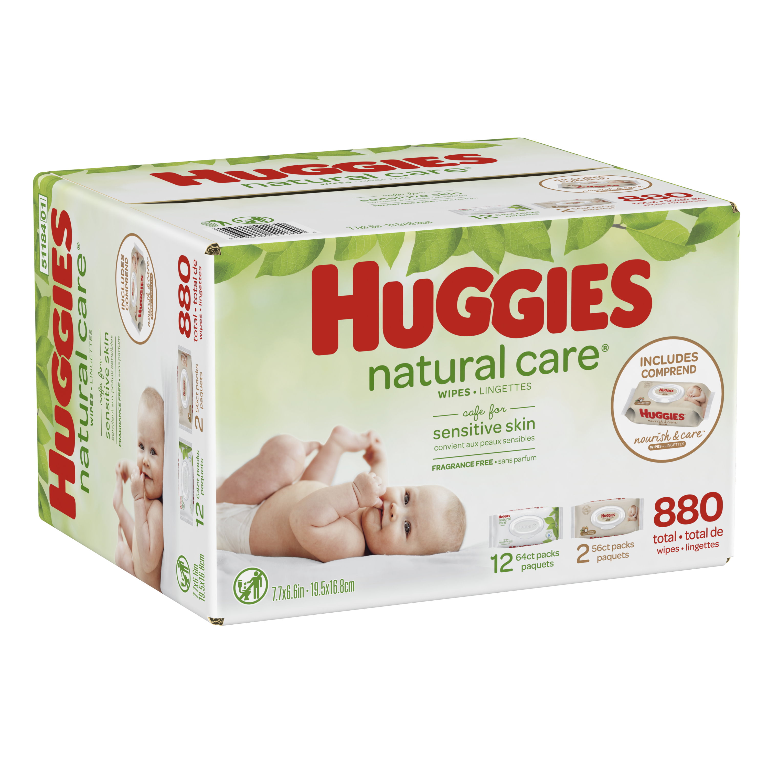 huggies baby wipes 12 pack