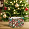thumbnail image 6 of ASKETAM Large Christmas Gift Basket Empty Storage Bin for Toys & Holiday Decor (Santa Claus Brown), 6 of 7