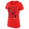 thumbnail image 2 of Women's G-III 4Her by Carl Banks Red Florida Panthers Super-Slim Fit Lightweight Hockey Love T-Shirt, 2 of 3