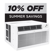 LG 8000 Btu 115 V 350 sq ft Window-Mount Air Conditioners, White