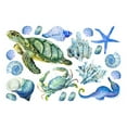 thumbnail image 1 of Jellyfish Wall Sticker Sea World Animal Sticker Self Adhesive PVC, 1 of 9