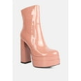 thumbnail image 2 of Bander Patent Pu High Heel Platform Ankle Boots, 2 of 10