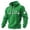 Green, variant on Mens St. Patrick's Day Pattern Hoodie With Irish Knit Grid Cooler Days Clothes