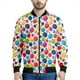 thumbnail image 4 of Chaqueta con cremallera y diseño de globo aerostático de dibujos animados para hombre, abrigo con estampado 3D, chaquetas informales con cremallera para la calle, sudadera bomber de manga larga para n, 4 of 4