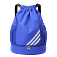 thumbnail image 1 of Waterproof Drawstring Backpack Sports Gym Bag With Shoes Compartment, Waterproof Draw String Back Bag For Men Women, 1 of 5