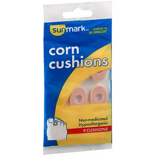Sunmark NonMedicated Corn Cushions, 9 Count