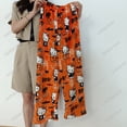 thumbnail image 4 of 2023 Sanrio Hello Kitty Pijamas Halloween Franela Moda Pantalones Mujeres Kawaii Lana Anime Dibujos Animados Casual Pantalones de Casa Otoño, 4 of 5