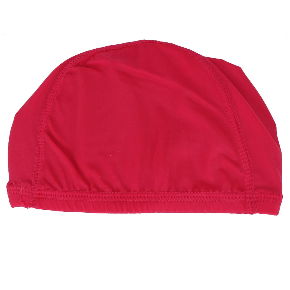 Men Women Adult Dome Shape Elastic Swimming Pool Swim Head Hat Cap Dark