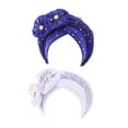 thumbnail image 1 of Turbante africano Sunnimix para mujer Rojo, 1 of 5