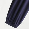 thumbnail image 6 of Zormilly Mens Pajama Pants Elastic Waist Lightweight Cuffed Lounge Pants with Pockets Soft Casual Pajama Bottoms, S-2XL, 6 of 6