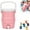 Pink, variant on Game Day Clutch 12oz Can & Bottle Holder Insulator Beverage Huggie Cooler Reusable Keeps Drinks Ice Cold Carry Handle Drinkware Mug 250th