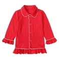 thumbnail image 3 of Venta caliente 2024, pijamas para bebés, niños y niñas, conjuntos de pijamas navideños familiares a juego, pijamas navideños rojos y verdes para niños, 3 of 5