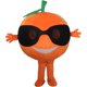 thumbnail image 3 of Disfraz de mascota de dibujos animados de fruta naranja, disfraz de Cosplay de Halloween, lindo conjunto de actuación de personaje de fruta, 3 of 4
