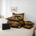 thumbnail image 6 of Manfei Jungle Bear Animal 7-Piece Bedding Comforter Set, Woodland Wildlife King Bedding Sets, Teens Kids Adult Men Reversible Bed Sheets, Breathable Home Decor, 6 of 8